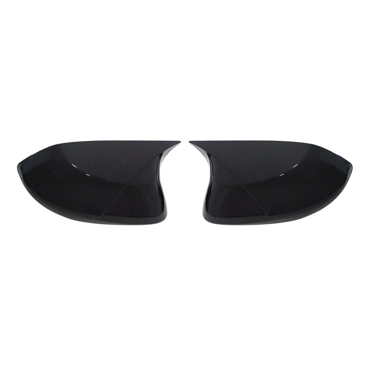 Toyota Corolla Mirror Cover - Omac - Bat Model - Gloss Piano Black - 2019